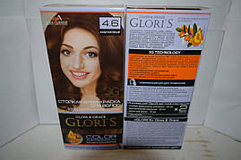 Фарба для волосся Gloris 4.6 (Каштановий) Для 2 застосувань