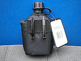 Фляга армійська "US Army bottle" 1 л пластикова в чохлі, чорна. Німеччина Макс Фукс., фото 4