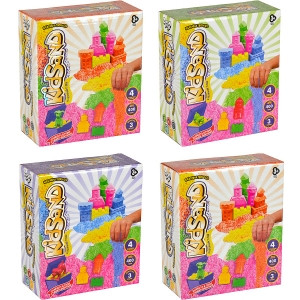 Набір кінетичного піска "KidSand" коробка 400г укр KS-04-01U