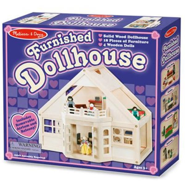 Меблированный деревянный домик с куклами Melissa&Doug (MD795) - фото 4 - id-p85197699