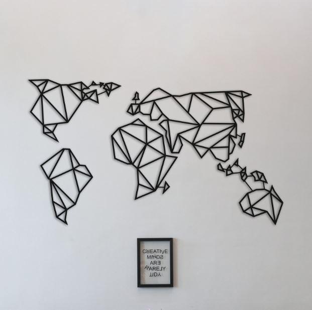 КАРТИНА З ДЕРЕВА Map Earth, фото 1