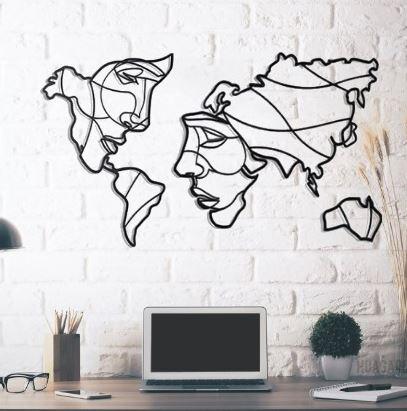 КАРТИНА З ДЕРЕВА Face Map, фото 1