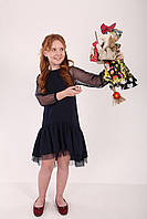 Текстильна лялька Баба-Яга мала, що летить.