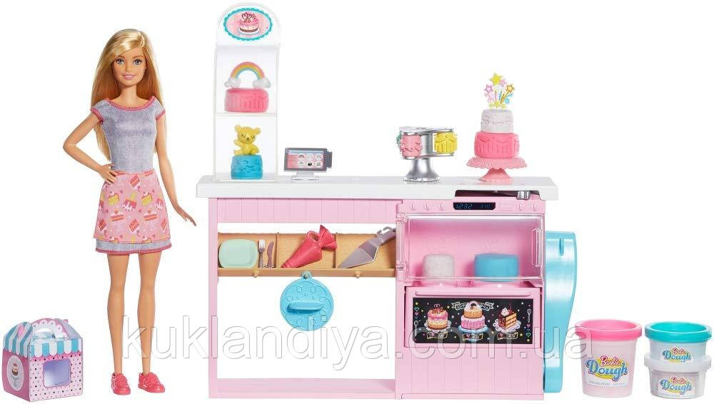 Барбі Кондитерський магазин Barbie Cake Decorating Playset, фото 1
