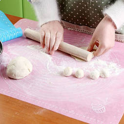 Силіконовий килимок з розміткою 40х50 см для випічки та розкачування тіста