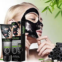 Маска для Обличчя з колагеном Dexe Black Mask Чорна Очисна Маска