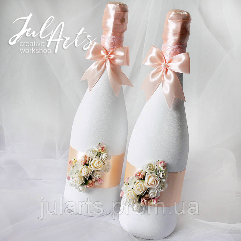 Набор свадебных аксессуаров в цвете персик под заказ - фото 3 - id-p1119100595