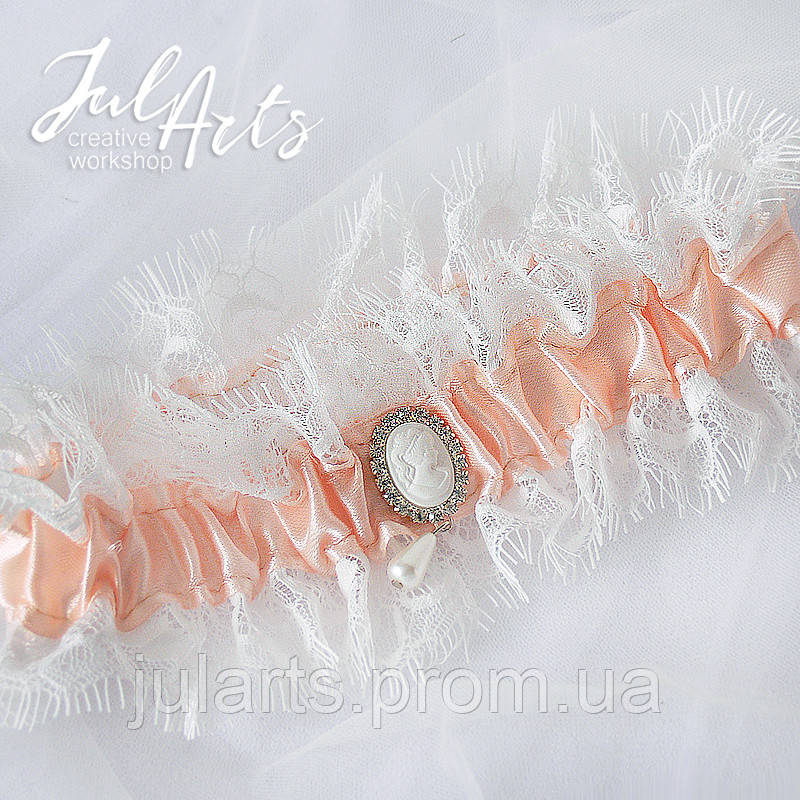 Набор свадебных аксессуаров в цвете персик под заказ - фото 9 - id-p1119100595