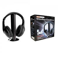 Бездротові навушники 5 в 1 Wireless Headphone + FM