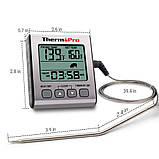 Термометр для м'яса ThermoPro TP-16S (-10°C до 300°C) з таймером, магнітом і підсвічуванням, фото 6