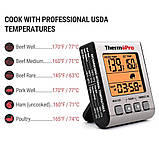 Термометр для м'яса ThermoPro TP-16S (-10°C до 300°C) з таймером, магнітом і підсвічуванням, фото 7