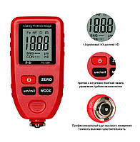 TC100-red товщиномір фарби, Fe/NFe, до 1300 мкм, + батарейка, фото 3