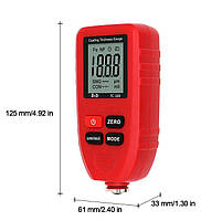 TC100-red товщиномір фарби, Fe/NFe, до 1300 мкм, + батарейка, фото 4