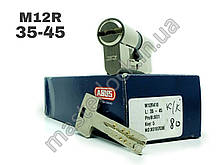 Циліндр ABUS M12R 80мм 35-45 ключ-ключ