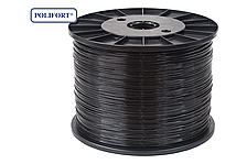 Агрошпалера 3,0 мм чорна, 1000м (10кг), Polifort, Іспанія