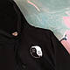 Толстовка чорна RipNDip інь янь | худі ріпндіп | кенгурушка XS, фото 3