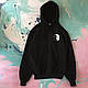 Толстовка чорна RipNDip інь янь | худі ріпндіп | кенгурушка XS, фото 4