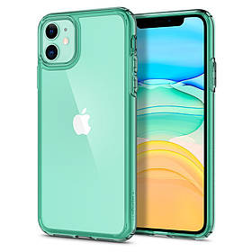 Чохол Spigen для iPhone 11 Hybrid Ultra, Crystal Green