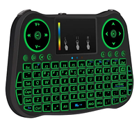 Бездротова мініклавіатура з LED-підсвіткою й тачпадом Mini Keyboard T08