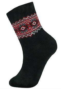 Шкарпетки дитячі демісезонні х/б Класік з вишиванкою, 18 розмір