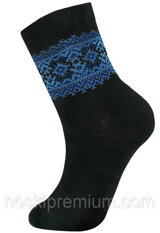 Шкарпетки дитячі демісезонні х/б Класік з вишиванкою 20 розмір