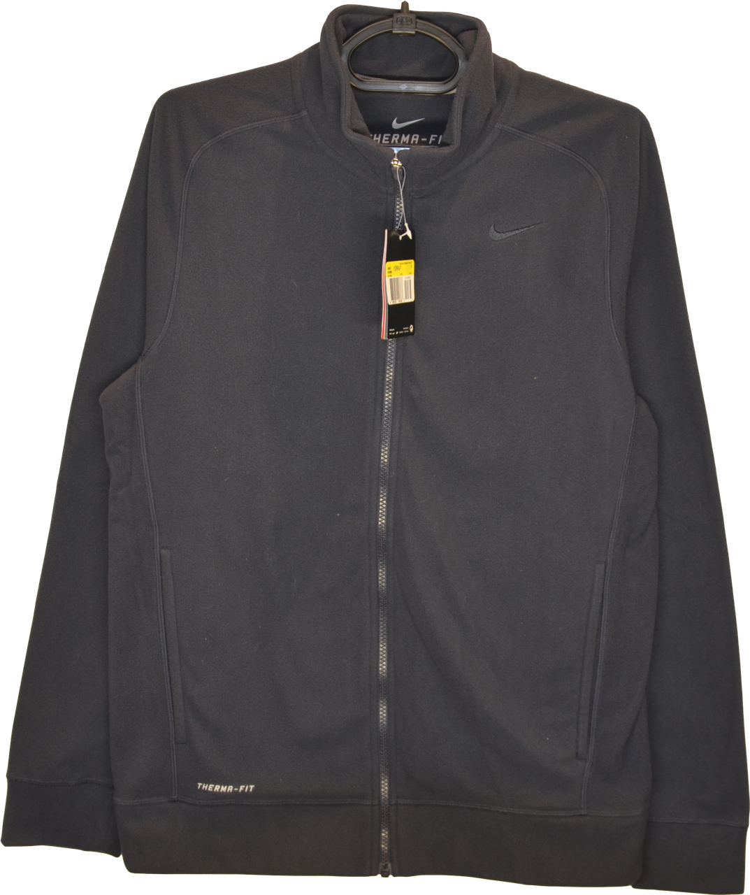 Чоловіча тепла флісова кофта NikeTherma-Fit темно-синя, фото 1