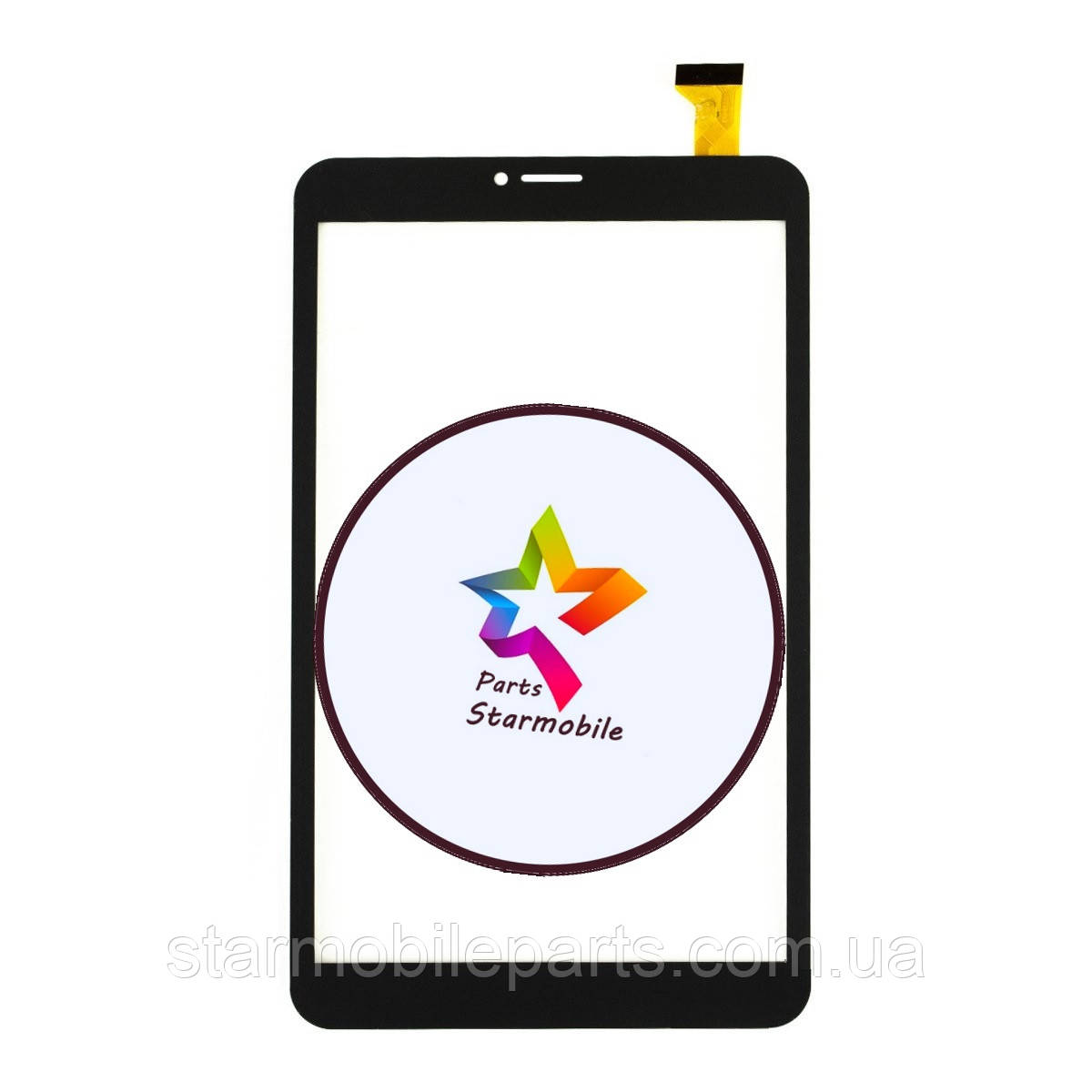 Сенсор (Тачскрін) для планшета Bravis NB851 3G (120*204),Чорний (P/N: DP080133-F1 V1.020160420), фото 1