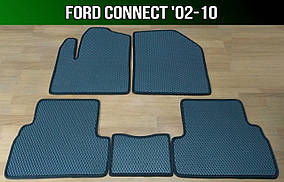 ЄВА килимки на Ford Connect '02-10. EVA килими Форд Коннект