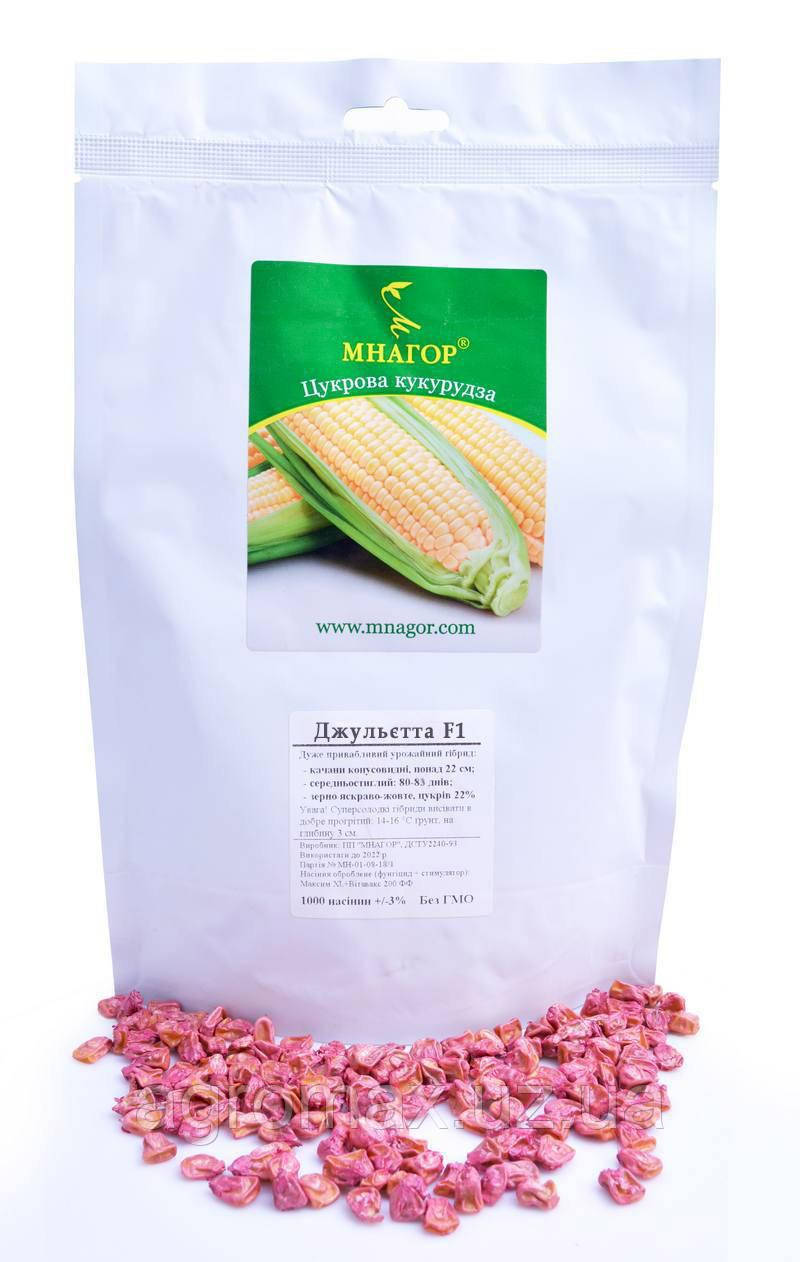 Насіння цукрової кукурудзи Джульєтта (Венеція) F1, Sh2-тип, 1000 на 1.5 сотки, Середньостиглий (81-85днів)