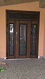 Двері вхідні металеві з полімерними накладками нестандартних розмірів., фото 3