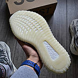 Чоловічі кросівки Adidas Yeezy Boost 350 Static рефлективні 36-44рр. (топ ААА+), фото 5