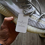 Чоловічі кросівки Adidas Yeezy Boost 350 Static рефлективні 36-44рр. (топ ААА+), фото 7