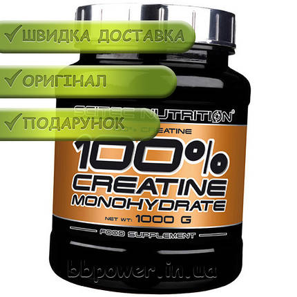 Креатин Scitec 100% Creatine Monohydrate 1 кг, фото 3