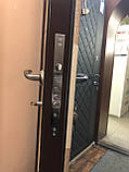 Двері металеві вхідні для квартири Магда Квартира 116/2 венге темний/сосна прованс, фото 7