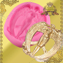 Форма силіконова Жінка-Ангел із крилами