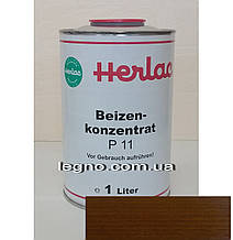 Концентрат барвника P11 темний Каштан "Герлак" (Herlac) - для підфарбовування лаків (лютофен), 1л, Німеччина