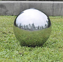 Декоративный фонтан Светодиодный шарик из нержавеющей стали 30см