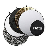 Гибкий отражатель 5 в 1 Phottix Collapsible (107 см)