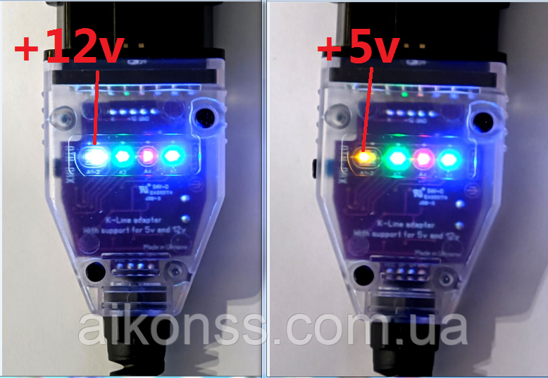 Якісний універсальний USB K-Line адаптер на FT232BL & SI9243A з підтяжкою 5 в 12 В