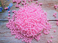 Жемчуг искусственный, 6 мм, цвет розовый, 10 грамм (~100 шт)