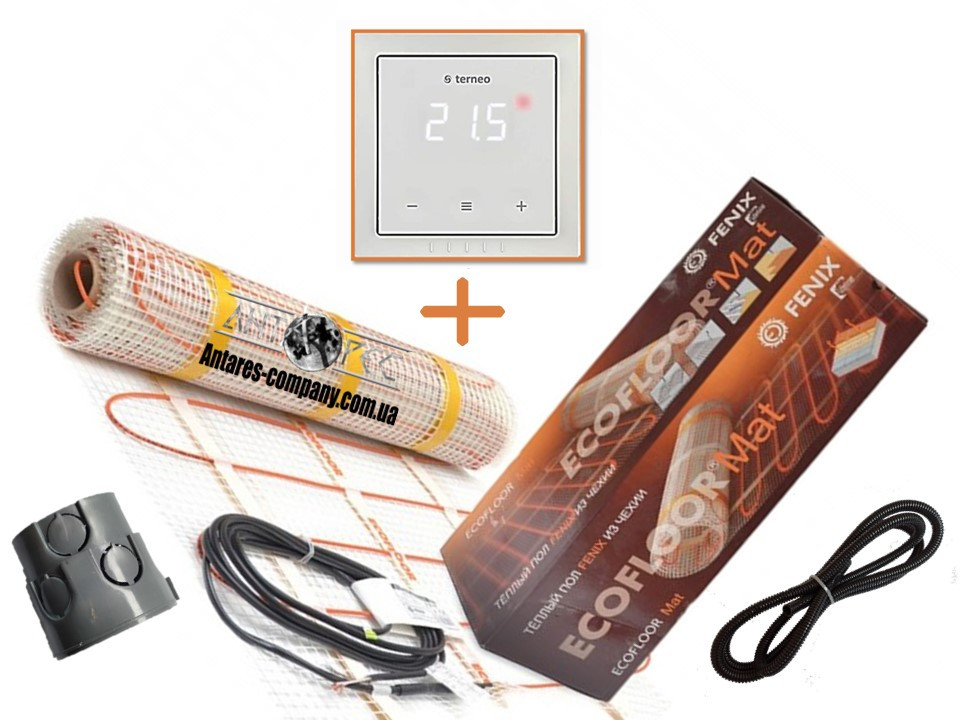 Нагрівальний мат Fenix LDTS 12410-165 ( 2.6 м. кв) з сенсорним Terneo S