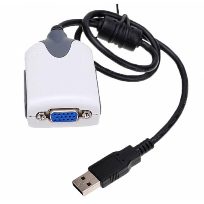Зовнішня USB-відеокарта VGA, додатковий монітор