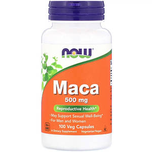 Для підвищення тестостерону Now Foods Maca 500 mg 100 капс.