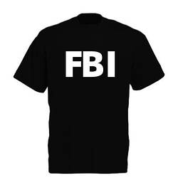 Футболка чоловіча з логотипом спецпідрозділ FBI MiL - Tec Німеччина розмір XXL