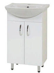 Підлогова Тумба LR-50 біла з умивальником Libra 50