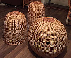 Набір плетених світильників