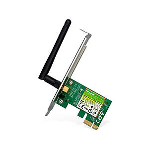 Бездротова Wi-Fi карта PCIe N150 LP/HP TP-Link TL-WN781ND антена 2dBi # антенна 2dBi