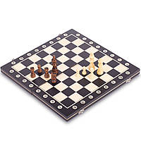 Настольная игра деревянные шахматы 8015: размер доски 39х39см