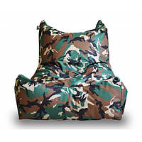 Безкаркасне крісло Вільнюс принт Хакі