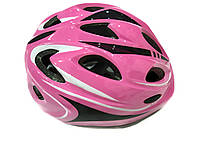Велосипедный детский шлем TK Union Group размер S-M Розовый (F18476)